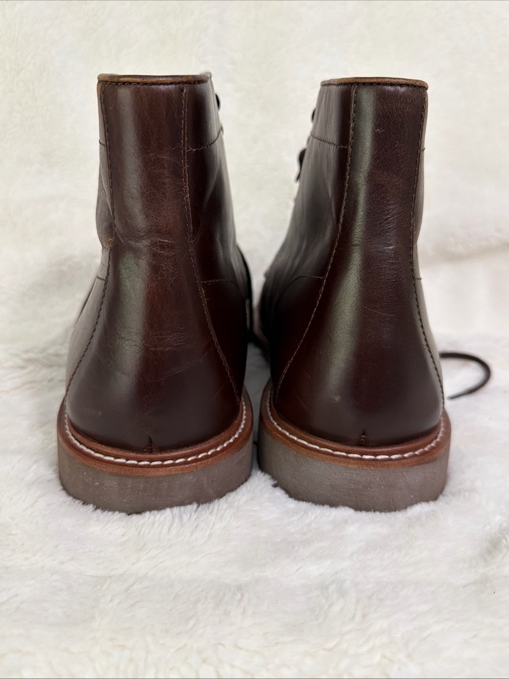 Indiana Jones Adventurer Leather Boots Size 13 Wested Leather Co Hand Made Brown - Picture 9 of 10